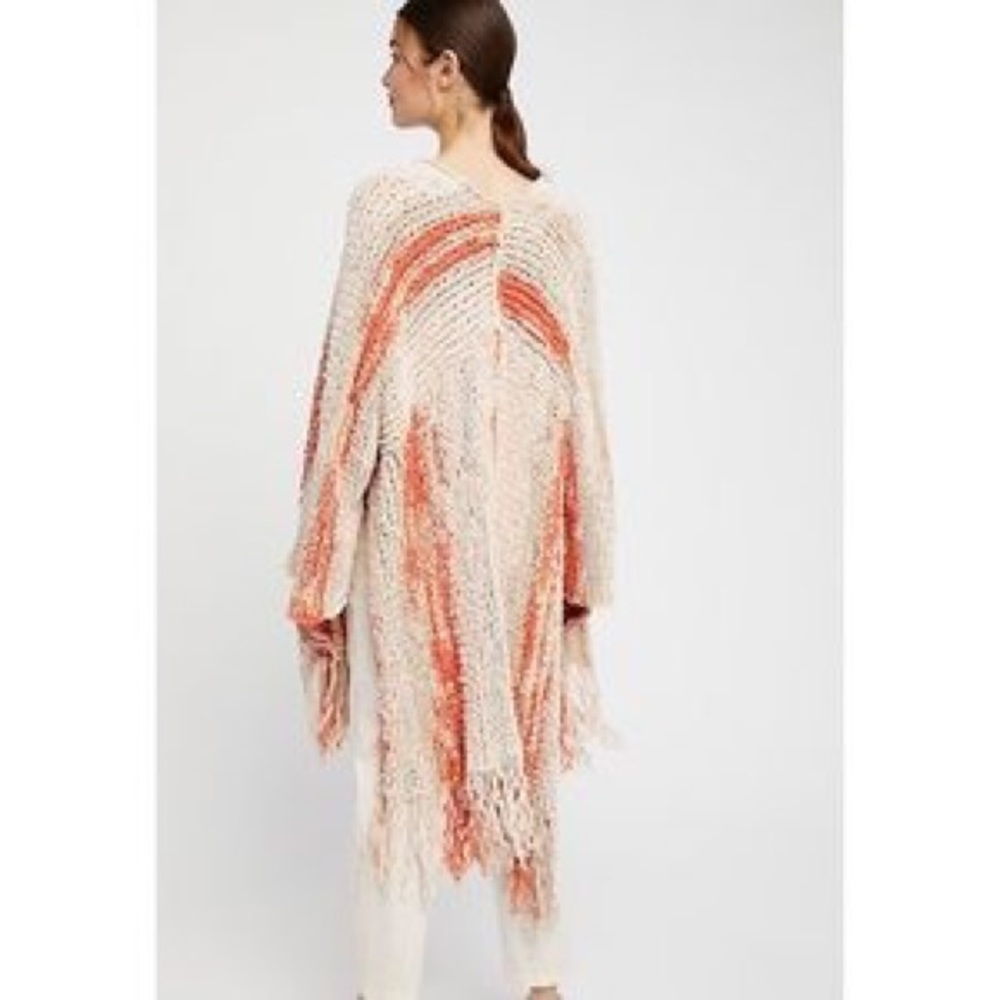 Free People Desert Daze Fringe Cardigan Duster